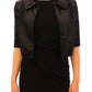 Dolce & Gabbana Elegant Black Stretch Bolero Shrug Jacket