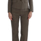 BENCIVENGA Beige Wool-Cotton Suit Set Chic Elegance