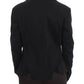 Exte Elegant Black Stretch Blazer Jacket