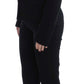 Exte Elegant Black Pantsuit Set