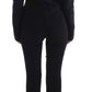 Exte Elegant Black Pantsuit Set