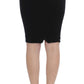 Karl Lagerfeld Elegant Black Pencil Skirt