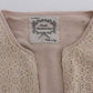 PINK MEMORIES Elegant Pink Wrap Sweater Cotton Knit