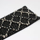 Dolce & Gabbana Elegant Black Crystal Beaded Leather Gloves