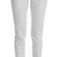 Cavalli Chic White Slim Fit Denim