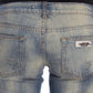 Cavalli Elegant Slim Bootcut Blue Jeans