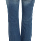 Cavalli Elegant Slim Fit Bootcut Denim