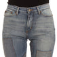 Cavalli Elegant Slim Fit Bootcut Denim