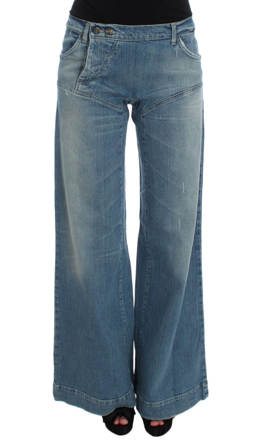 Cavalli Chic Wide Leg Denim Indulgence