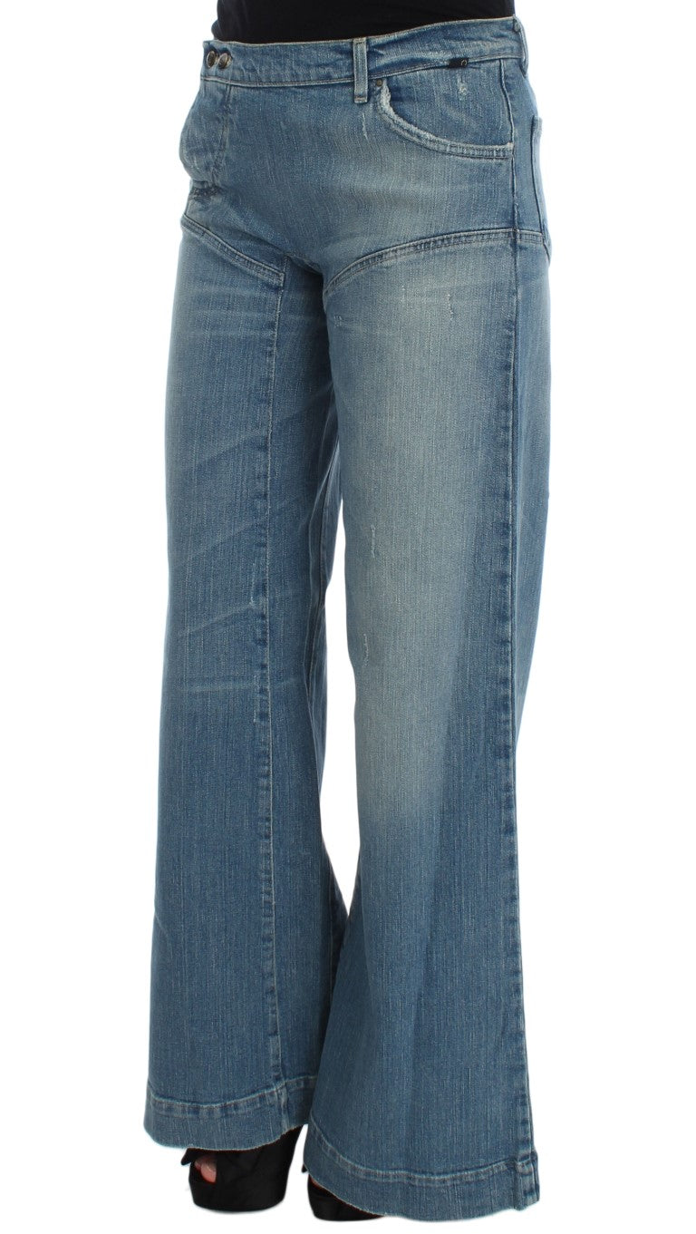 Cavalli Chic Wide Leg Denim Indulgence