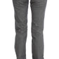 Costume National Elegant Gray Regular Fit Jeans