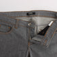 Costume National Elegant Gray Regular Fit Jeans