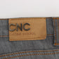 Costume National Elegant Gray Regular Fit Jeans