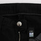 Costume National Chic Black Slim Fit Zippered Cotton Jeans