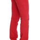 Costume National Chic Red Slim Fit Jeans