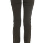 Costume National Chic Slim Fit Green Cotton Jeans