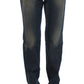 Costume National Elegant Boyfriend Fit Blue Cotton Jeans