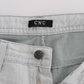 Costume National Chic Gray Slim Fit Designer Jeans