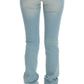 Costume National Chic Super Slim Blue Jeans