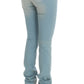 Costume National Chic Super Slim Blue Jeans