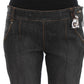 Ermanno Scervino Chic Slim Fit Gray Wash Jeans