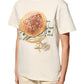 Comme Des Fuckdown Chic Cotton Sandwich Print Tee for Women