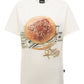 Comme Des Fuckdown Chic Cotton Sandwich Print Tee for Women