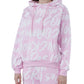 Comme Des Fuckdown Chic Pink Cotton Hooded Sweatshirt with Statement Print