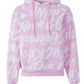 Comme Des Fuckdown Chic Pink Cotton Hooded Sweatshirt with Statement Print