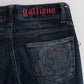 John Galliano Elegant Slim Bootcut Denim Jeans