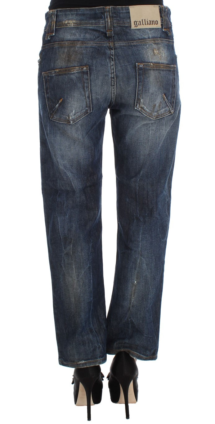 Dolce & Gabbana Chic Boyfriend Blue Wash Jeans