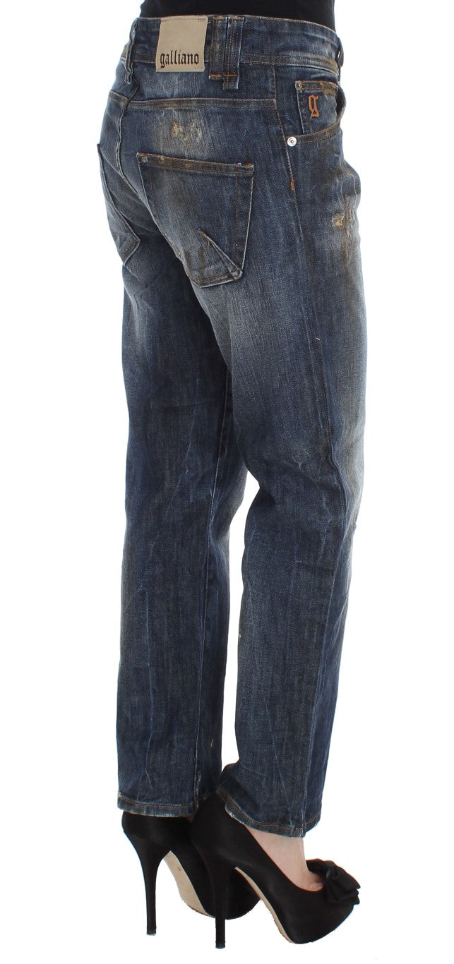 Dolce & Gabbana Chic Boyfriend Blue Wash Jeans