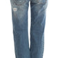 John Galliano Chic Boyfriend Blue Wash Jeans