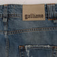 John Galliano Chic Boyfriend Blue Wash Jeans