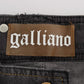 John Galliano Elegant Slim Fit Gray Wash Jeans