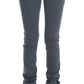 John Galliano Sleek Slim Fit Italian Jeans in Chic Blue