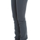 John Galliano Sleek Slim Fit Italian Jeans in Chic Blue