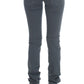 John Galliano Sleek Slim Fit Italian Jeans in Chic Blue