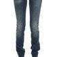 John Galliano Elegant Slim Fit Indigo Denim