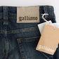 John Galliano Elegant Slim Fit Indigo Denim