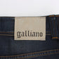 John Galliano Chic Boyfriend Fit Blue Jeans