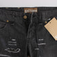 John Galliano Chic Gray Wash Straight Fit Jeans