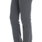 Ermanno Scervino Chic Gray Slim Fit Denim Temptation