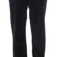 Ermanno Scervino Chic Black Straight Fit Cotton Jeans