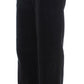 Ermanno Scervino Chic Black Straight Fit Cotton Jeans