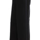 Ermanno Scervino Chic Black Wide Leg Silk Blend Jeans