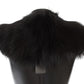 Dolce & Gabbana Black Fox Fur Chic Shoulder Wrap