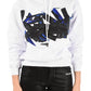 Off-White Graphic Print Cotton Hooded Sweatshirt