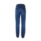 Jacob Cohen Elegant Dark Blue Chloe Jeans with Pony Skin Patch