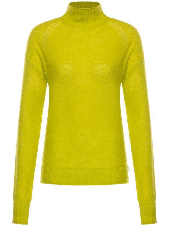 Patrizia Pepe Chic Turtleneck Wool Blend Sweater